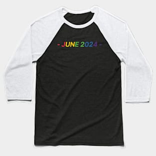 June 2024 Pride Month Baseball T-Shirt